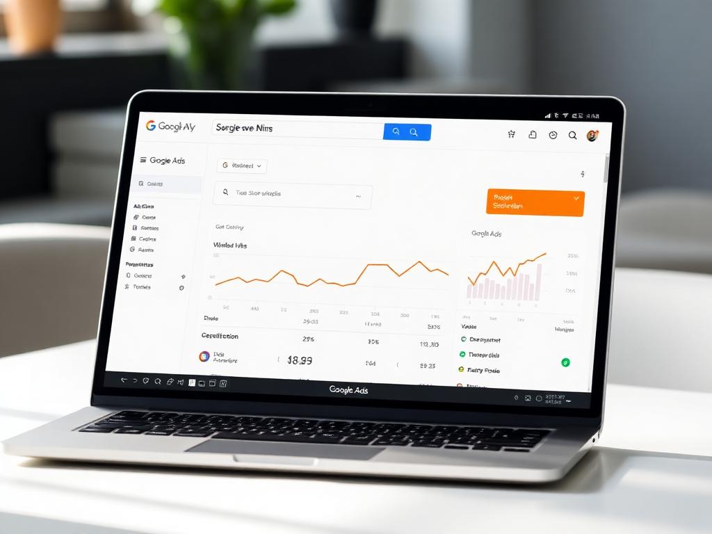 Dashboard de campanha Google Ads